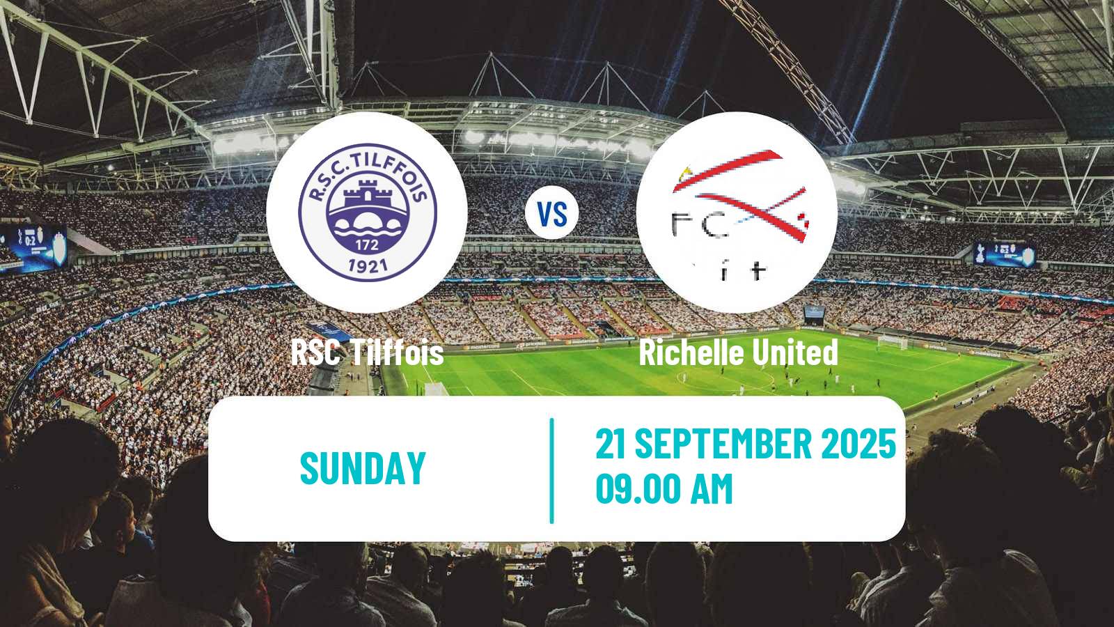 Football Belgian Second Amateur Division Group C Tilffois - Richelle United