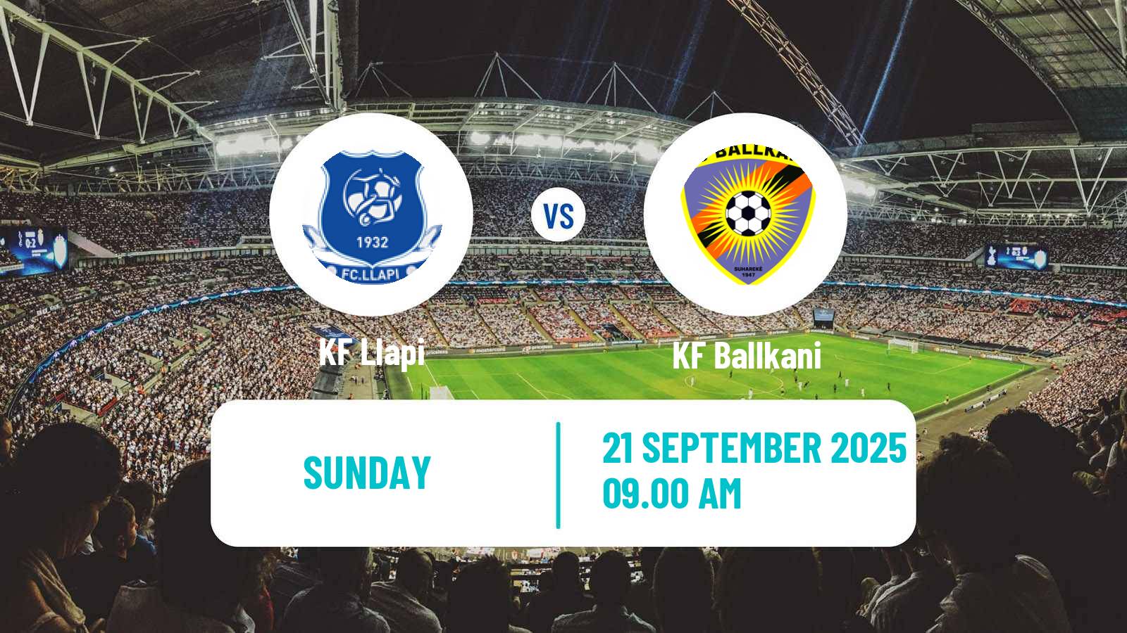 Football Kosovo Superliga Llapi - Ballkani