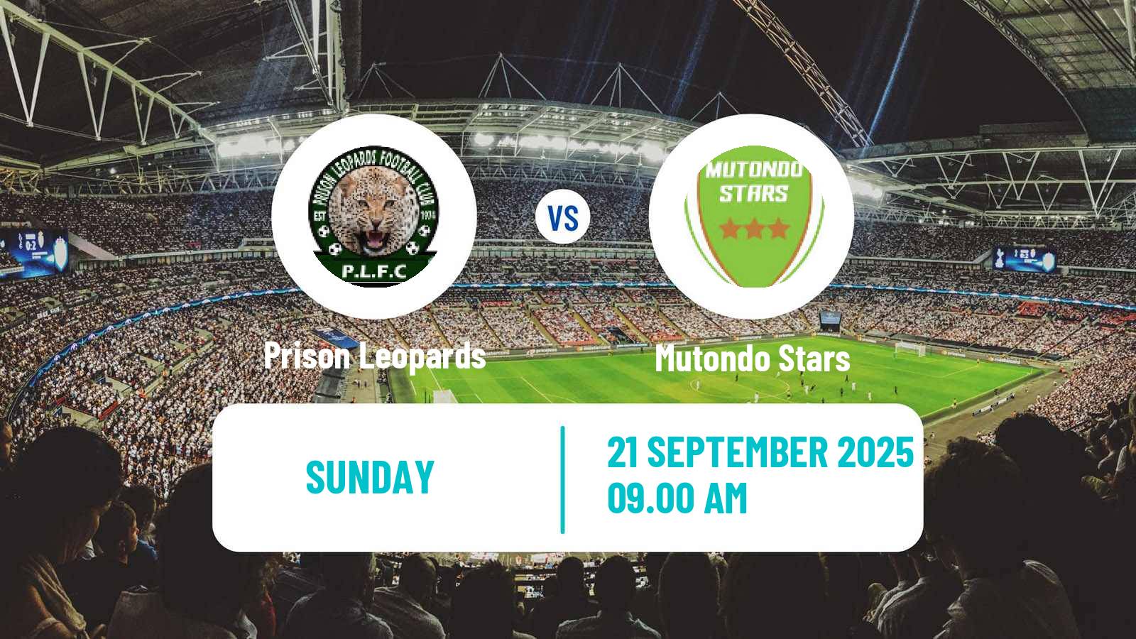 Football Zambian Premier League Prison Leopards - Mutondo Stars