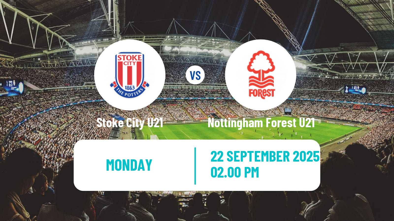 Football English Premier League 2 Stoke City U21 - Nottingham Forest U21