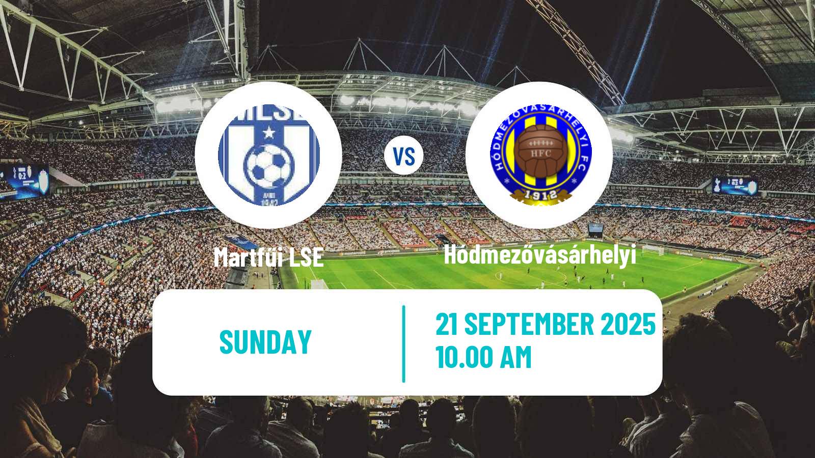 Football Hungarian NB III Southeast Martfű - Hódmezővásárhelyi