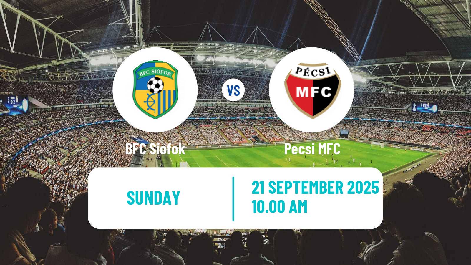 Football Hungarian NB III Southwest Siofok - Pecsi