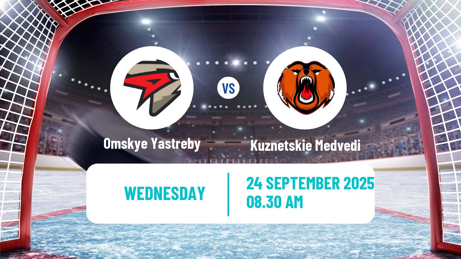 Hockey MHL Omskye Yastreby - Kuznetskie Medvedi