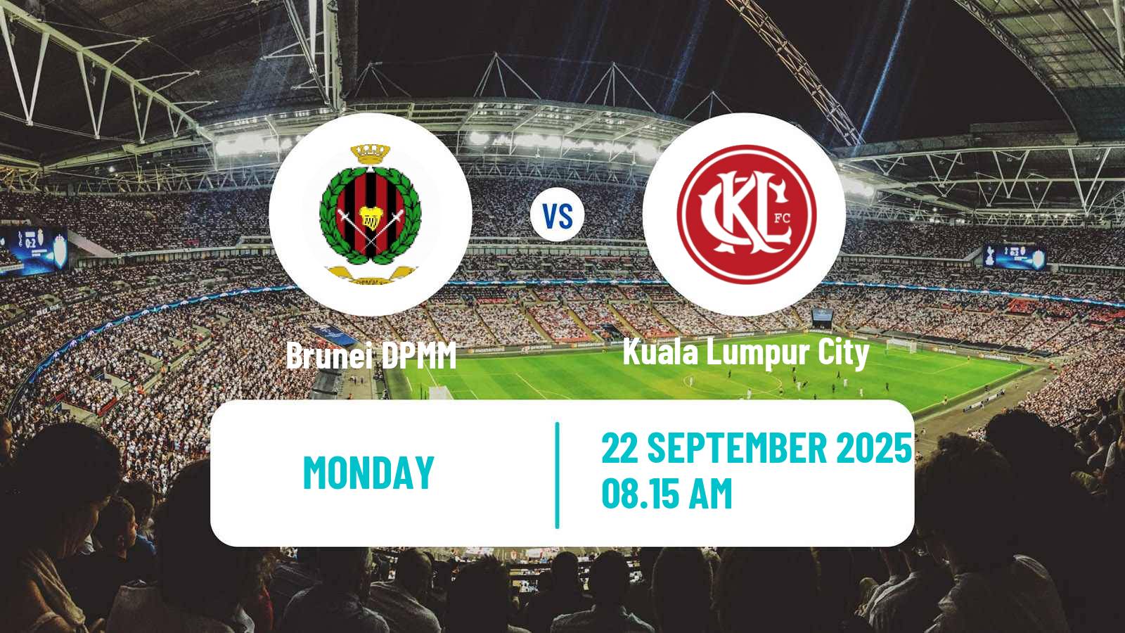 Football Malaysian Super League Brunei DPMM - Kuala Lumpur City