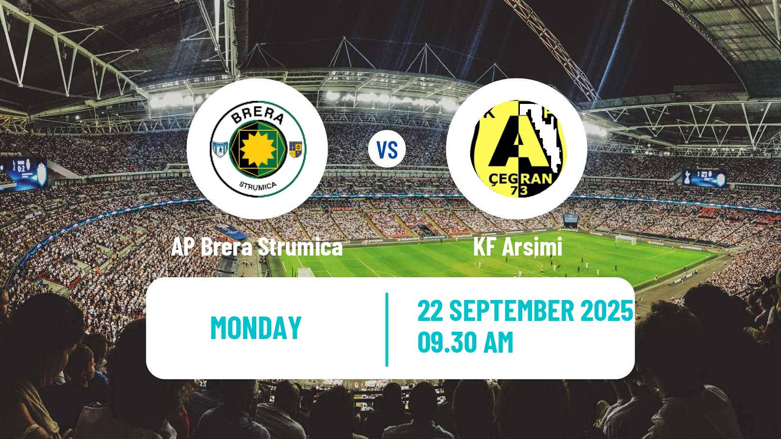 Football North Macedonian 1 MFL AP Brera Strumica - Arsimi