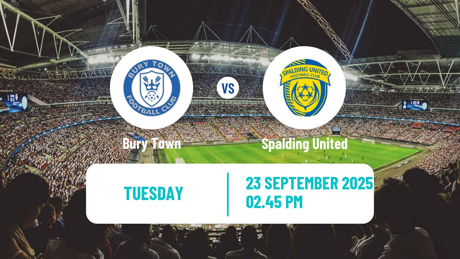 Football English Southern League Central Division Bury Town - Spalding United