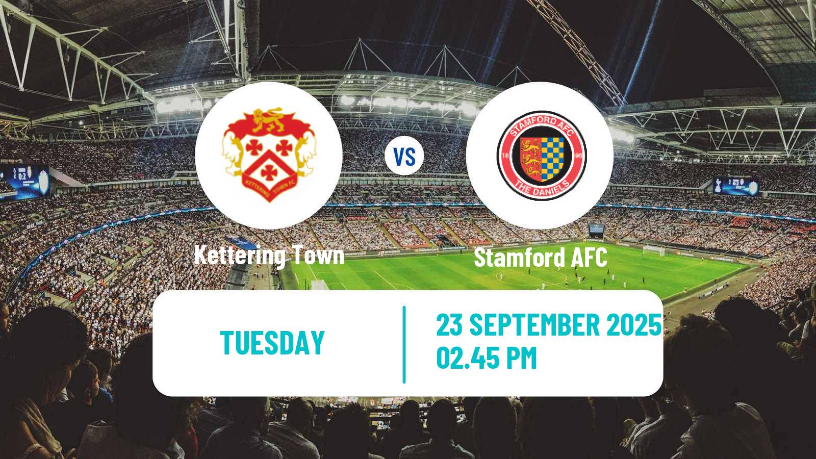 Football English Southern League Central Division Kettering Town - Stamford