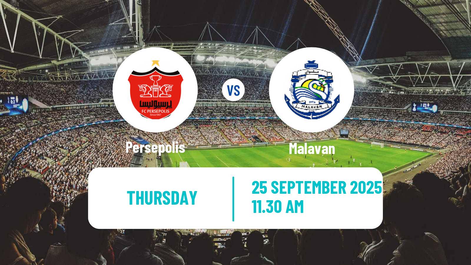Football Iran Pro League Persepolis - Malavan