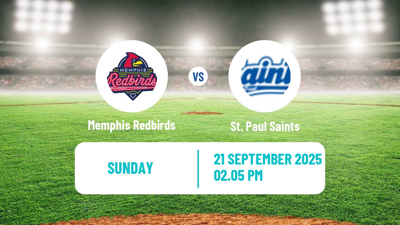Baseball IL Memphis Redbirds - St. Paul Saints