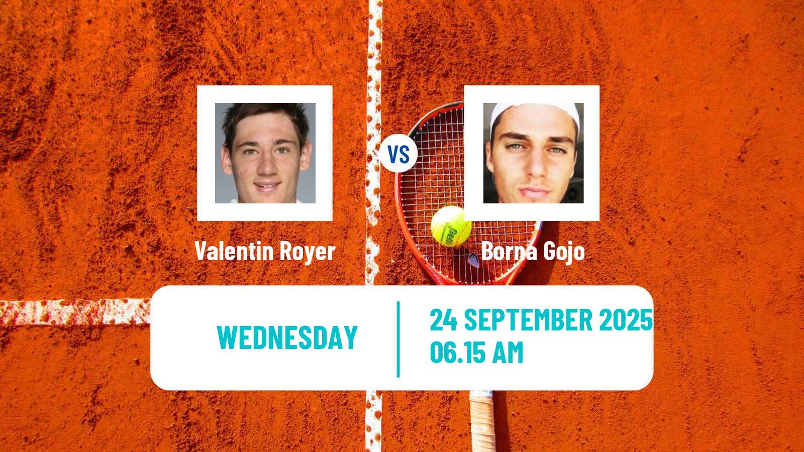 Tennis Jingshan Challenger Men Valentin Royer - Borna Gojo
