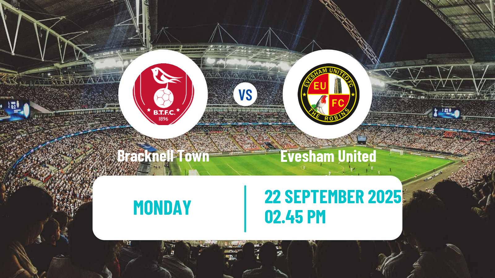 Football English Southern League South Division Bracknell Town - Evesham United