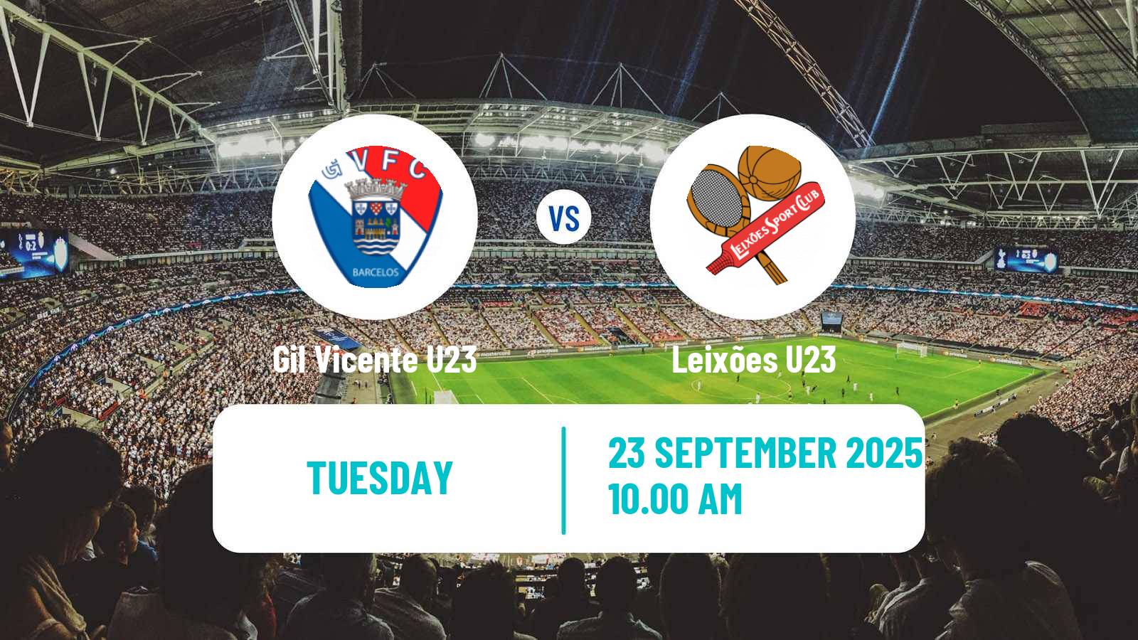 Football Portuguese Liga Revelacao U23 Gil Vicente U23 - Leixões U23