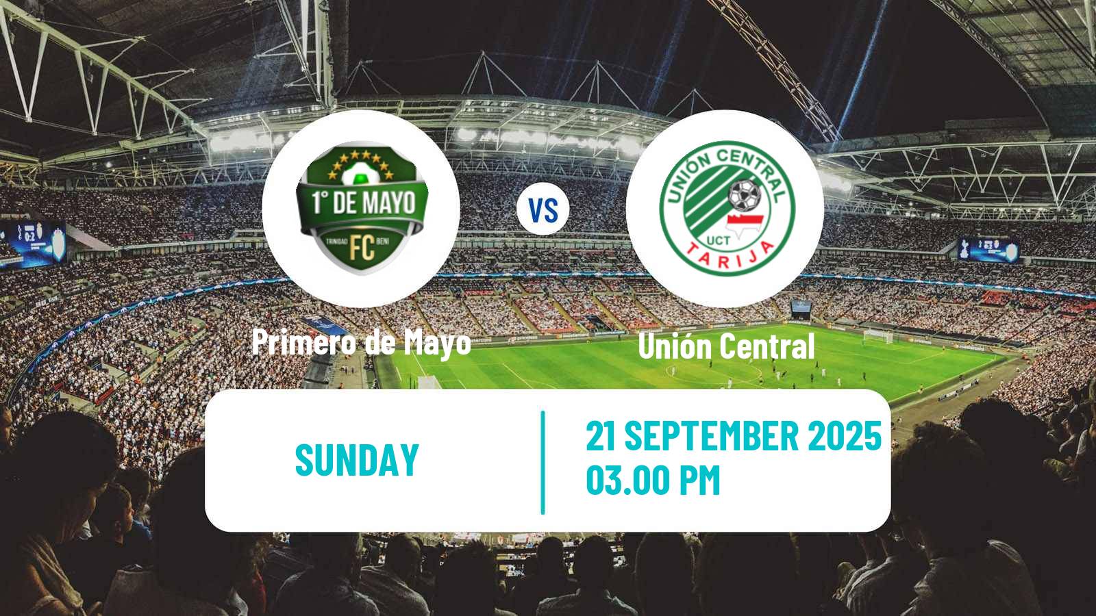 Football Bolivian Nacional B Primero de Mayo - Unión Central