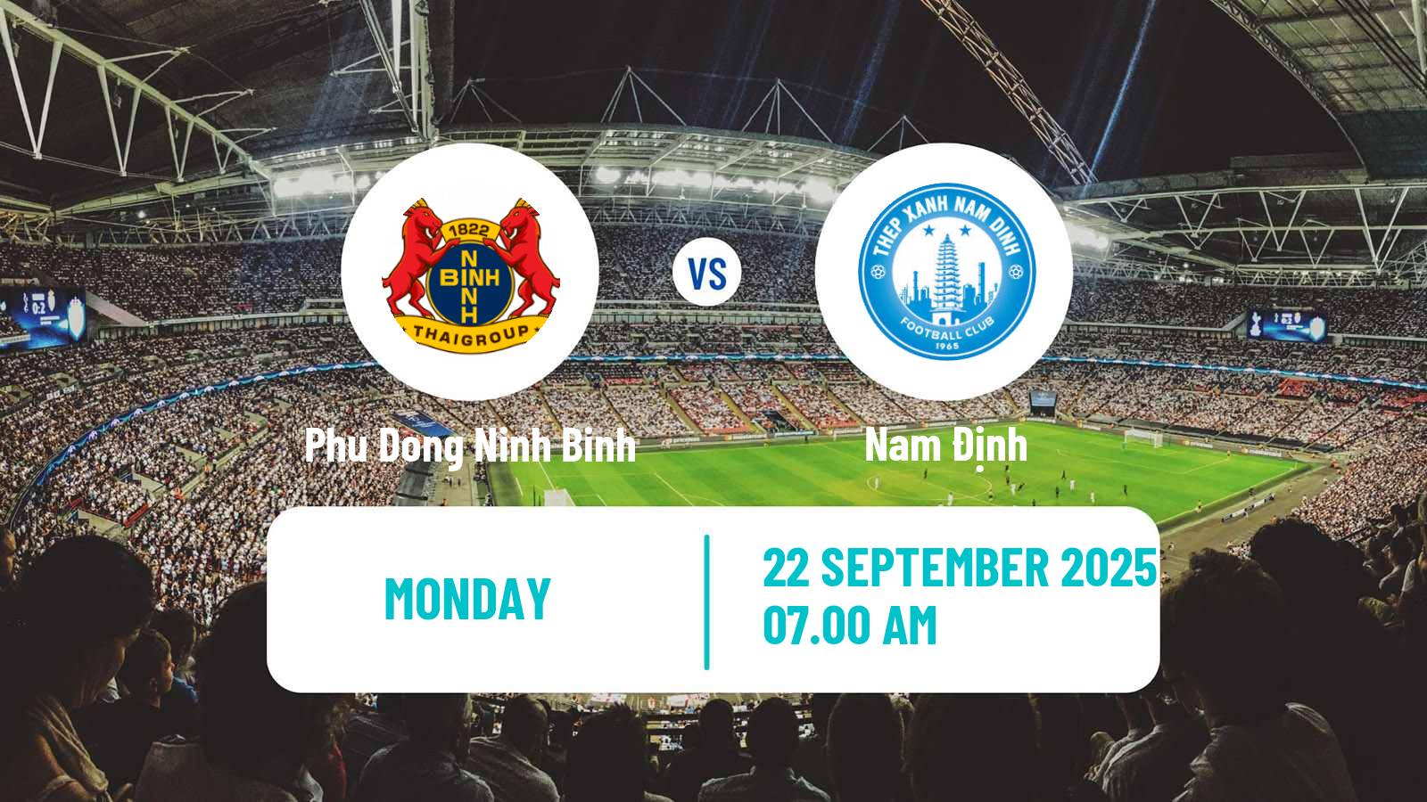 Football Vietnamese V League 1 Phu Dong Ninh Binh - Nam Định