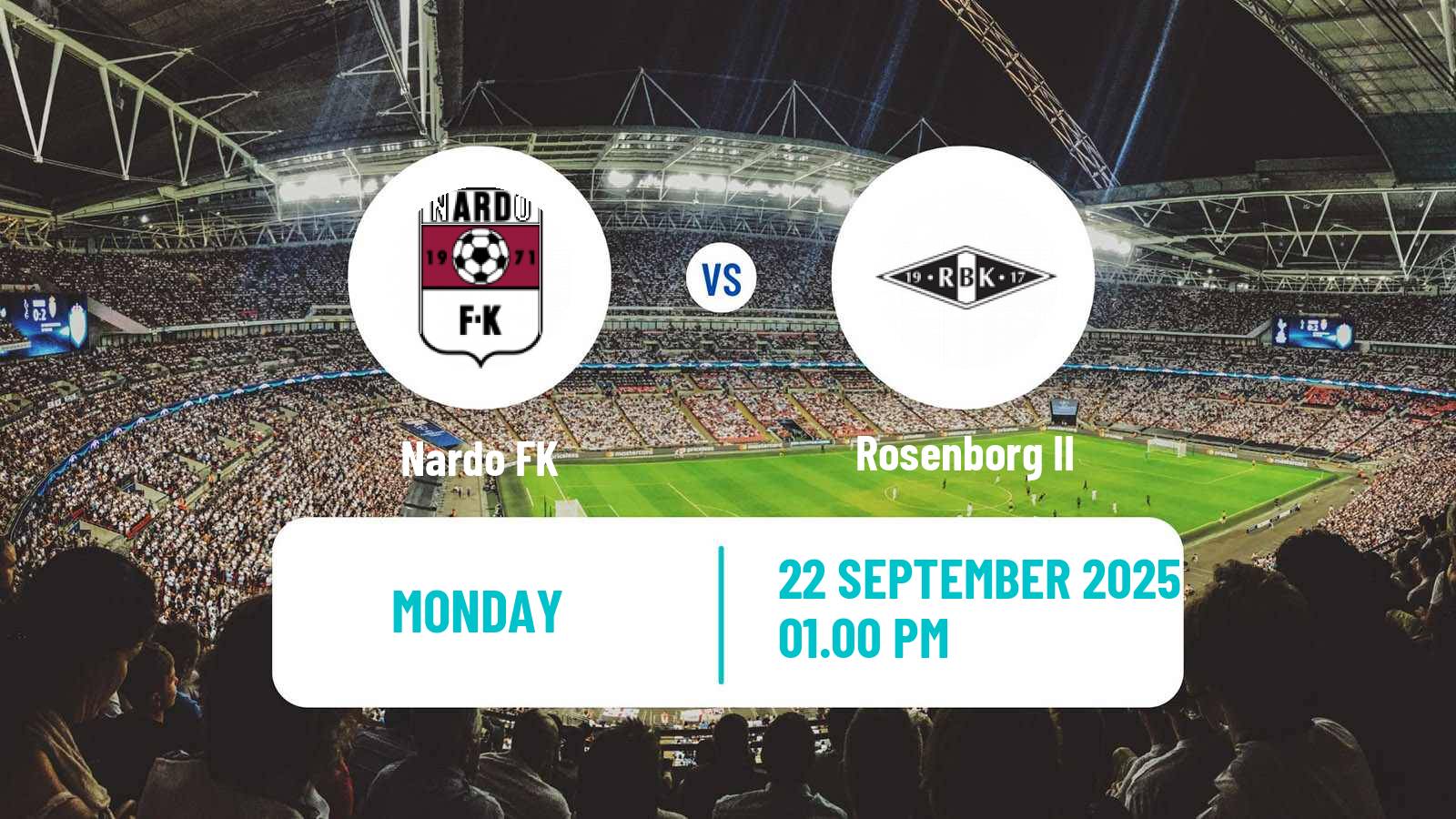 Football Norwegian Division 3 - Group 2 Nardo - Rosenborg II