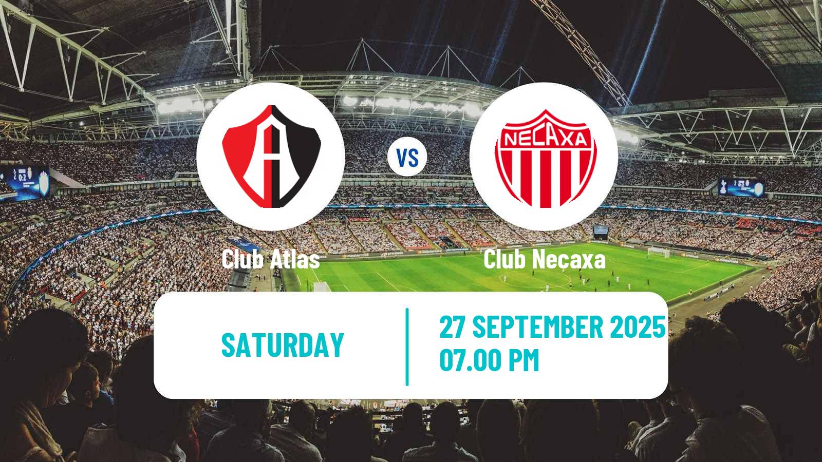 Football Mexican Liga MX Atlas - Necaxa