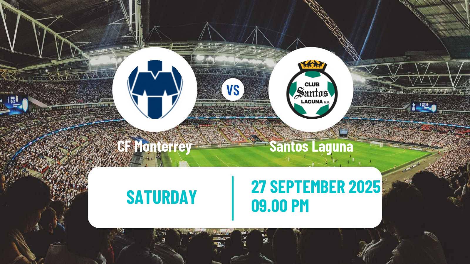 Football Mexican Liga MX Monterrey - Santos Laguna