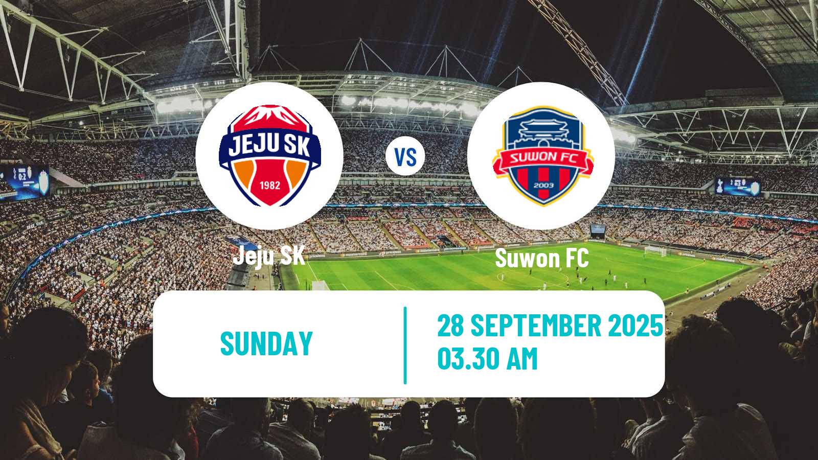 Football South Korean K-League 1 Jeju - Suwon