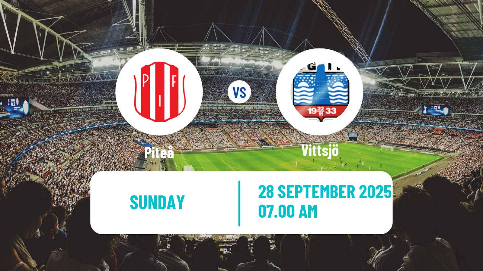 Football Swedish Allsvenskan Women Piteå - Vittsjö