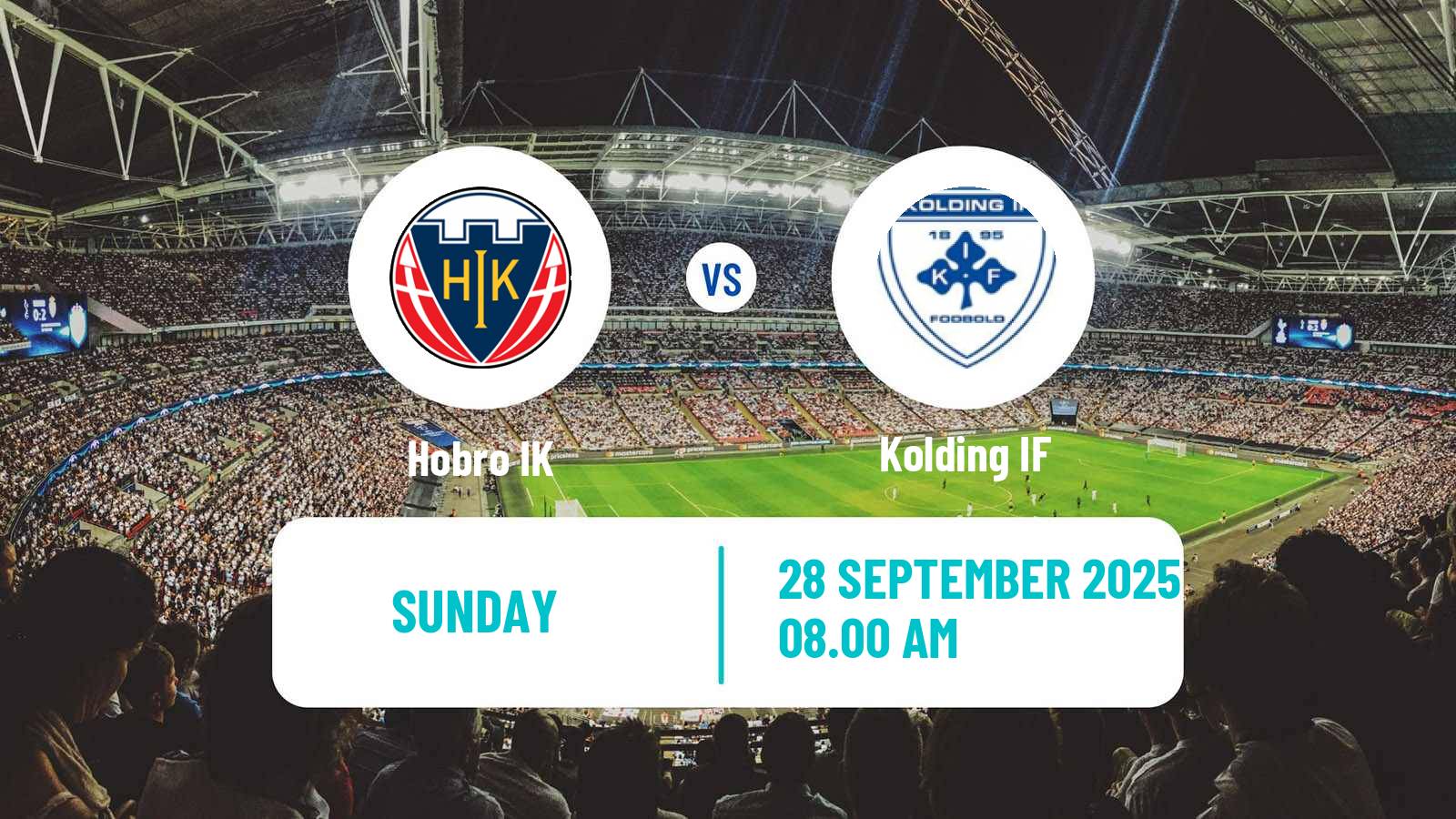 Football Danish 1 Division Hobro - Kolding IF