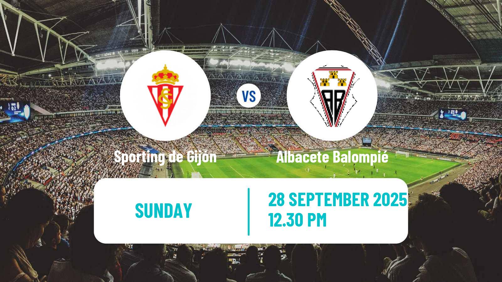 Football Spanish LaLiga2 Sporting de Gijón - Albacete Balompié