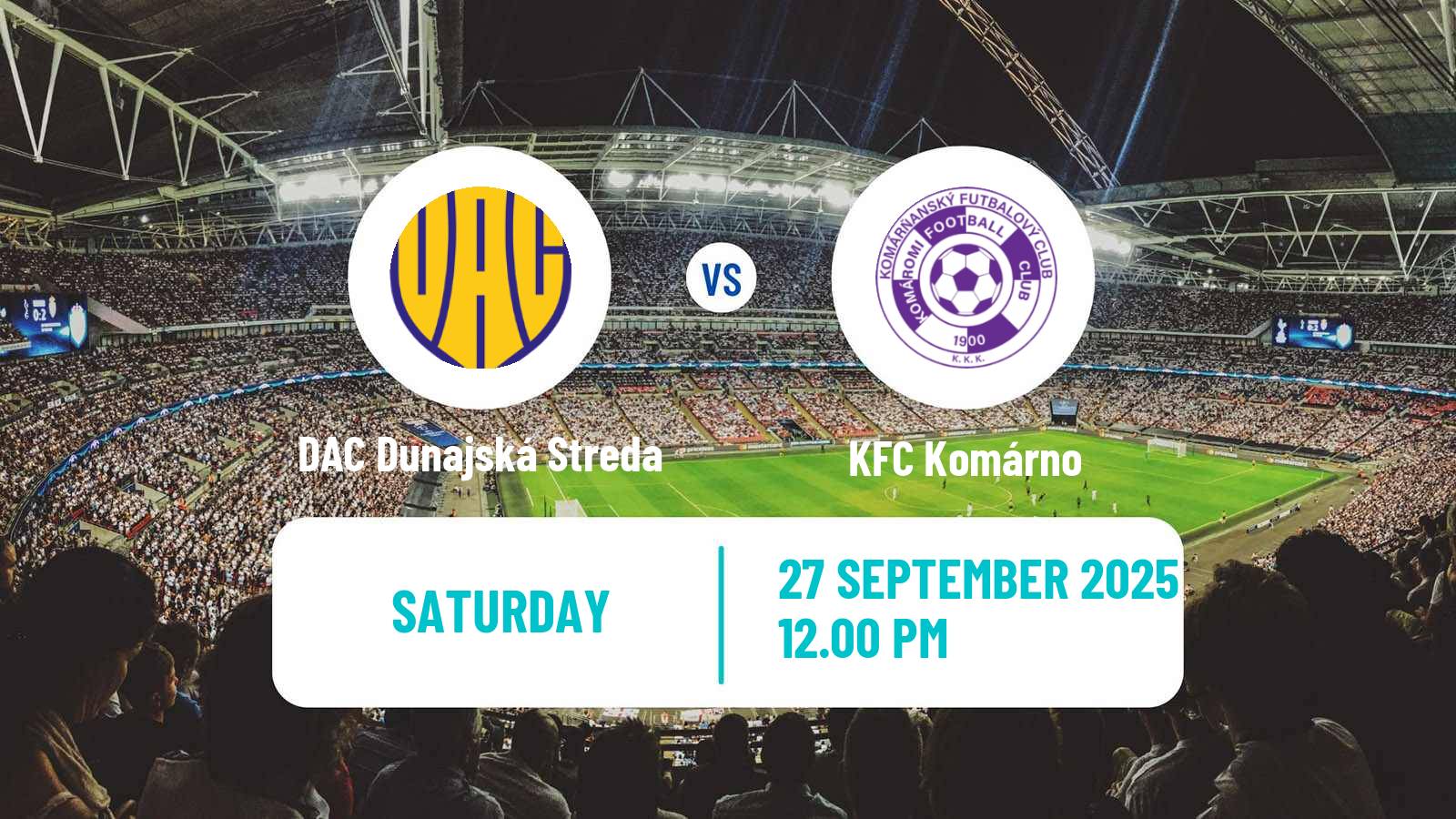 Football Slovak Superliga DAC Dunajská Streda - Komárno