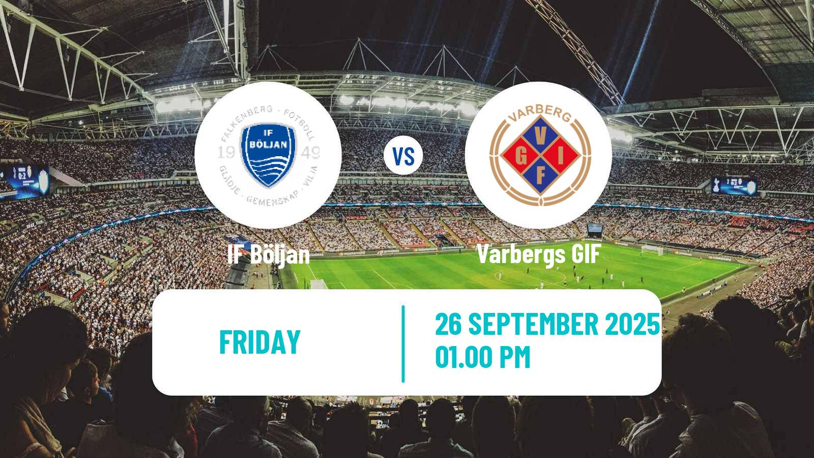 Football Swedish Division 2 - Västra Götaland Böljan - Varbergs GIF
