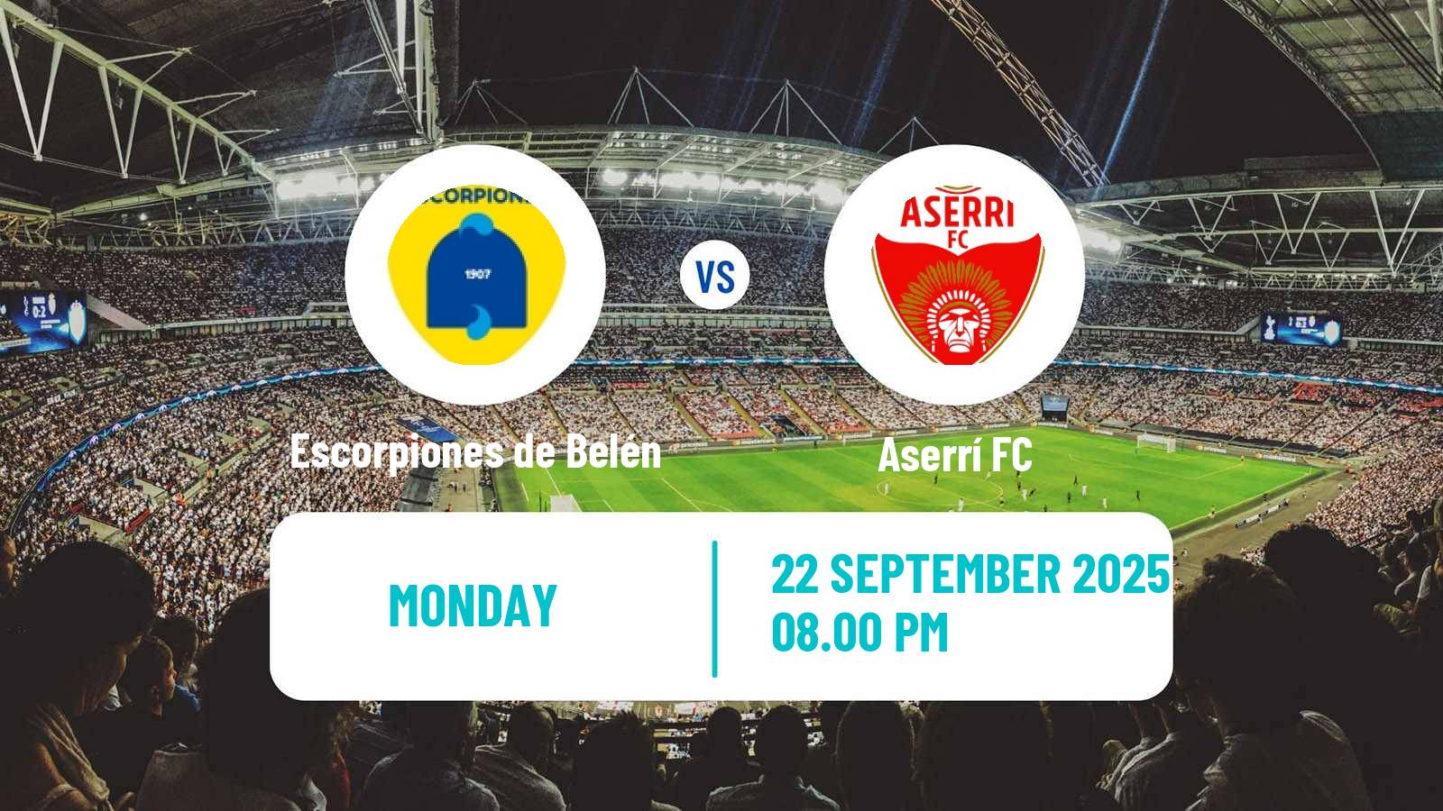 Football Costa Rican Liga de Ascenso Escorpiones de Belén - Aserrí