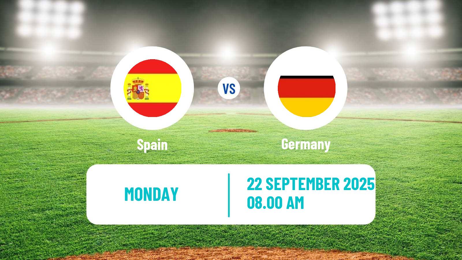 Baseball European Championship Baseball Spain - Germany