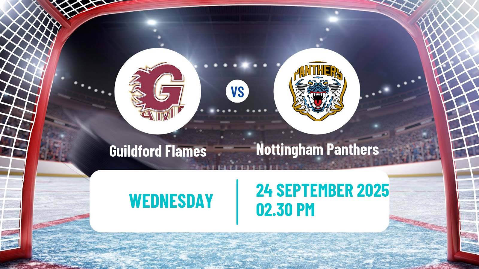 Hockey United Kingdom Elite League Guildford Flames - Nottingham Panthers