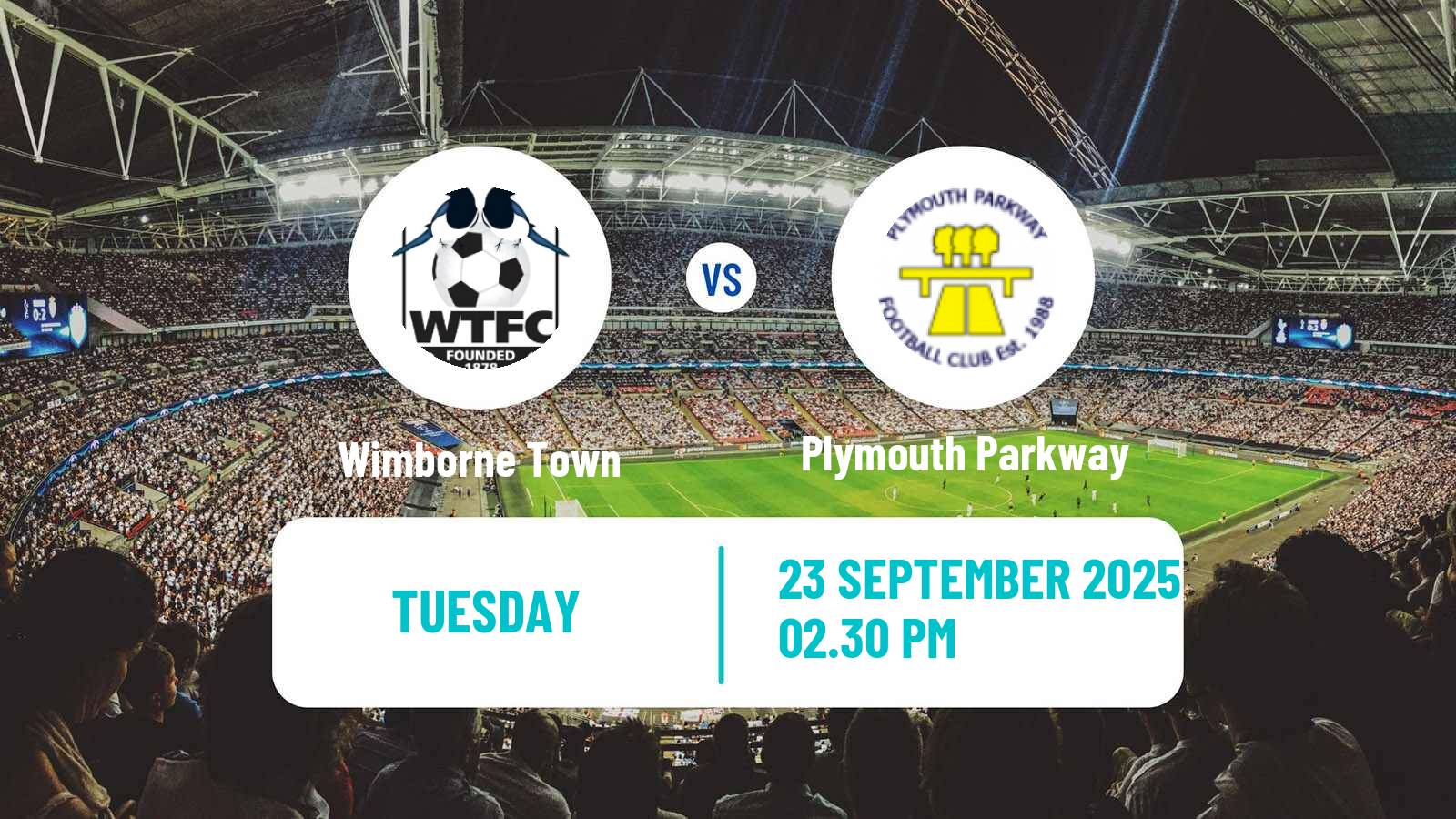 Football English Southern League South Division Wimborne Town - Plymouth Parkway