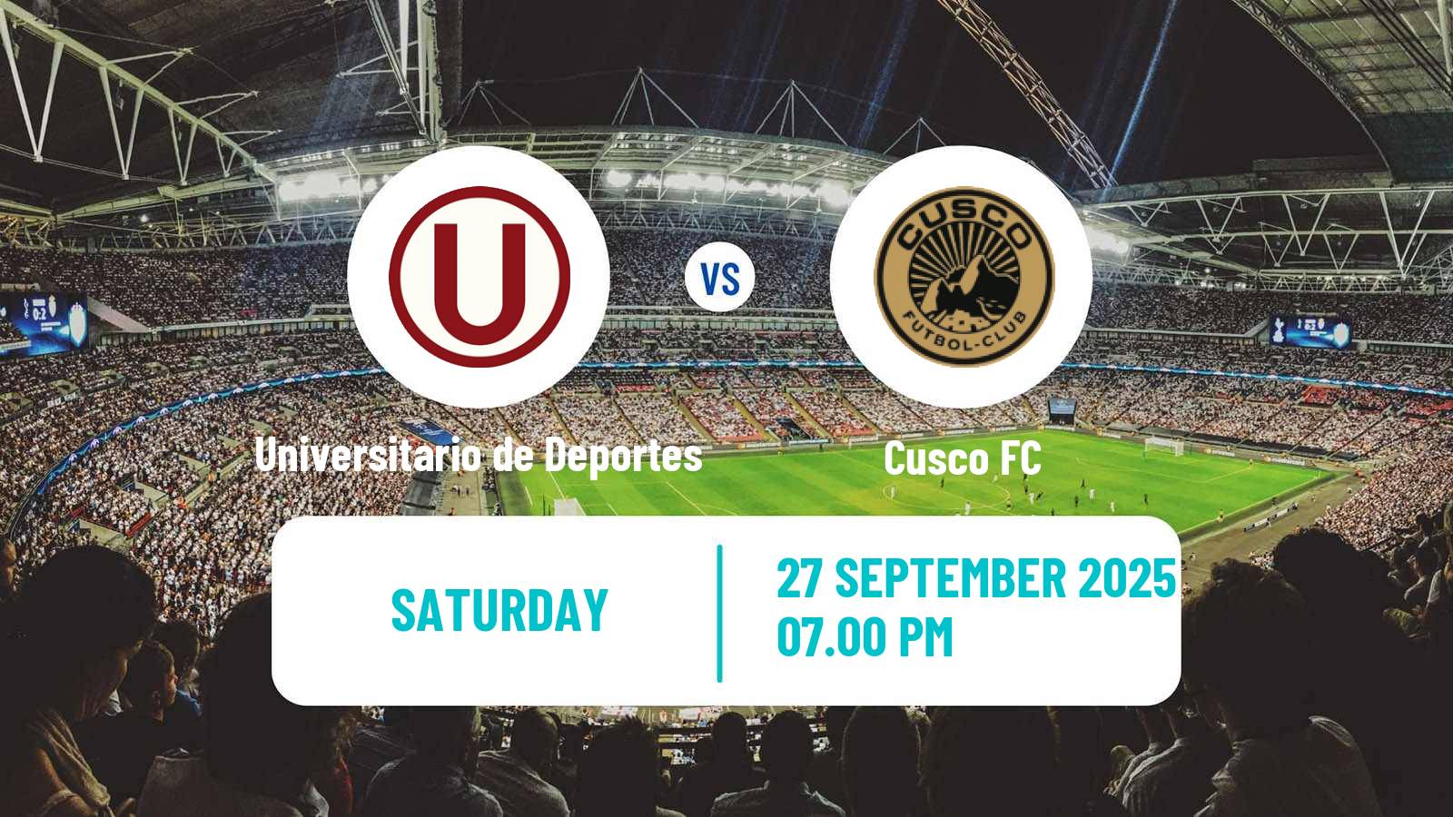 Football Peruvian Liga 1 Universitario de Deportes - Cusco