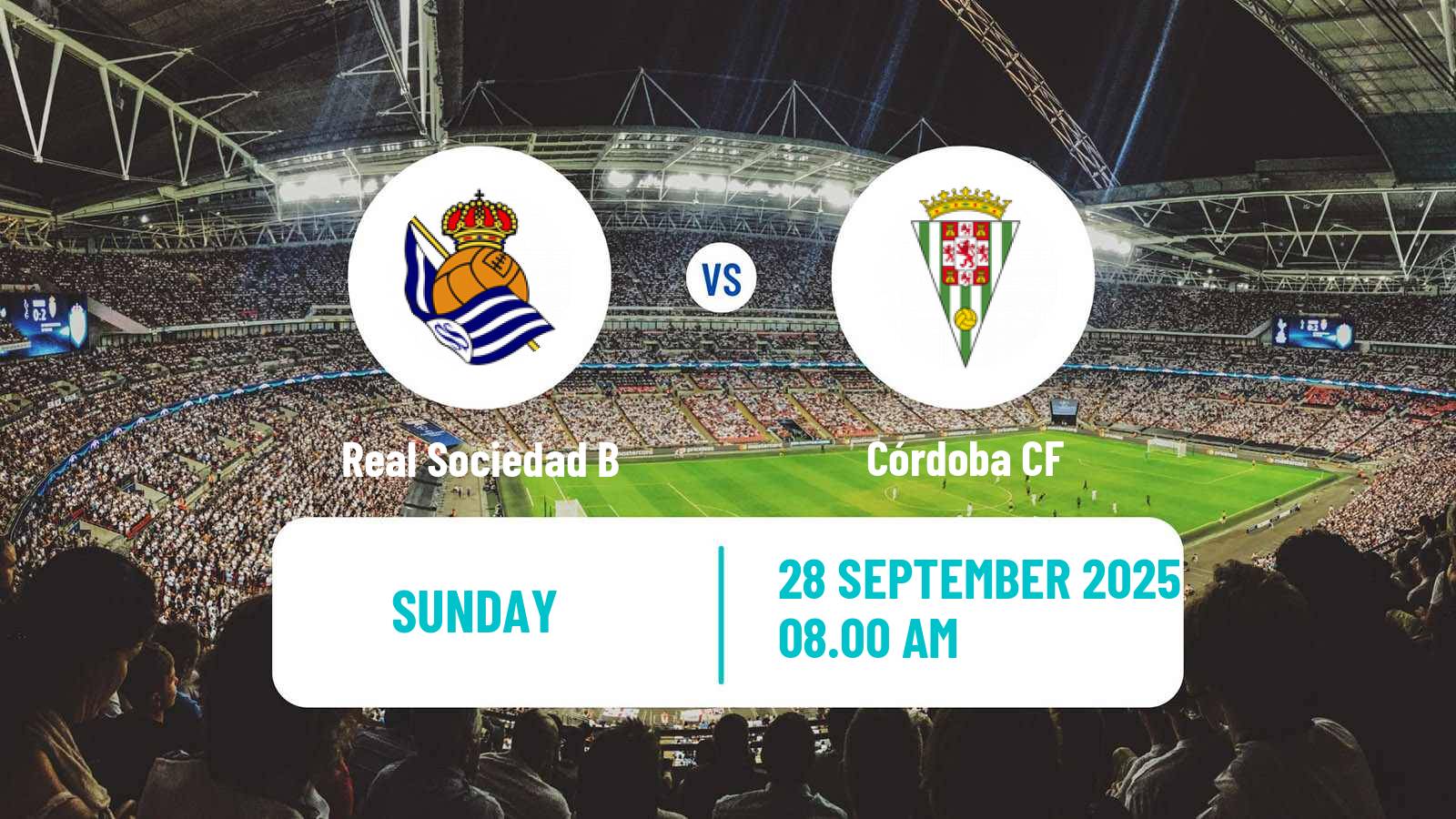 Football Spanish LaLiga2 Real Sociedad B - Córdoba