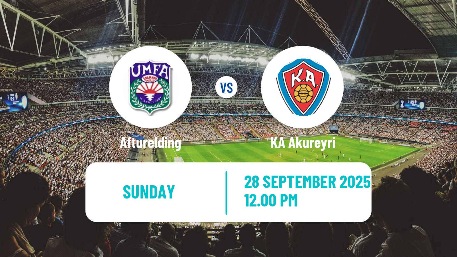 Football Icelandic Besta-deild karla Afturelding - KA Akureyri