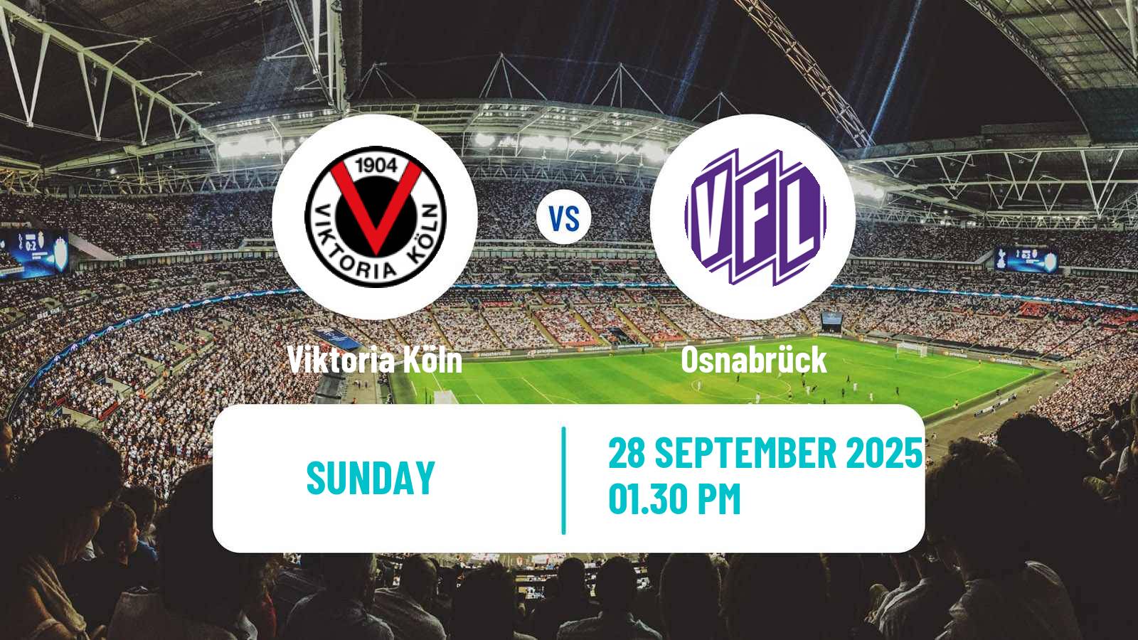 Football German 3 Bundesliga Viktoria Köln - Osnabrück