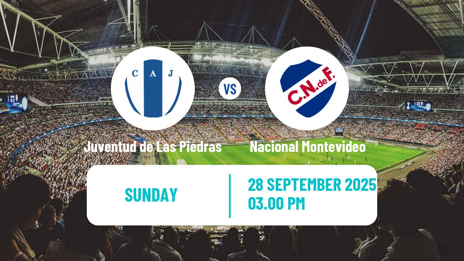 Football Uruguayan Primera Division Juventud de Las Piedras - Nacional Montevideo