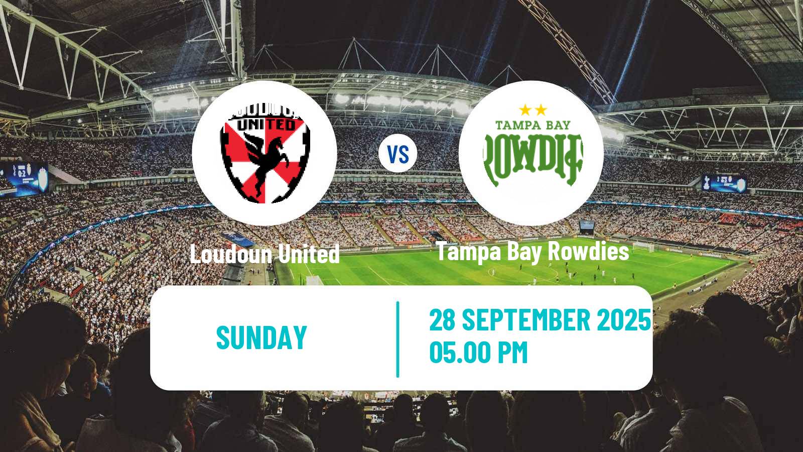 Football USL Championship Loudoun United - Tampa Bay Rowdies