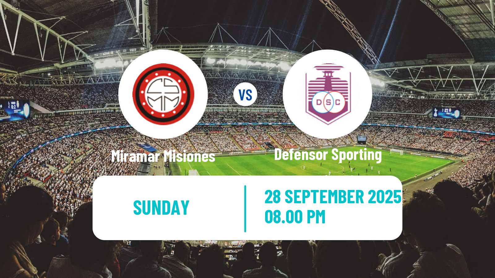 Football Uruguayan Primera Division Miramar Misiones - Defensor Sporting