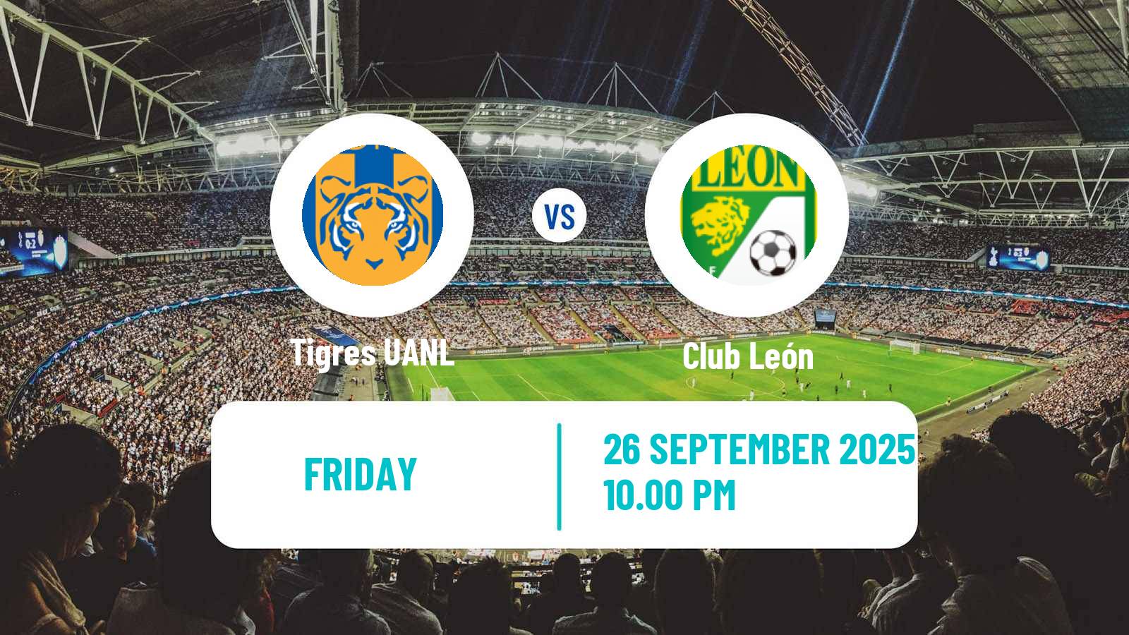 Football Mexican Liga MX Women Tigres UANL - Club León