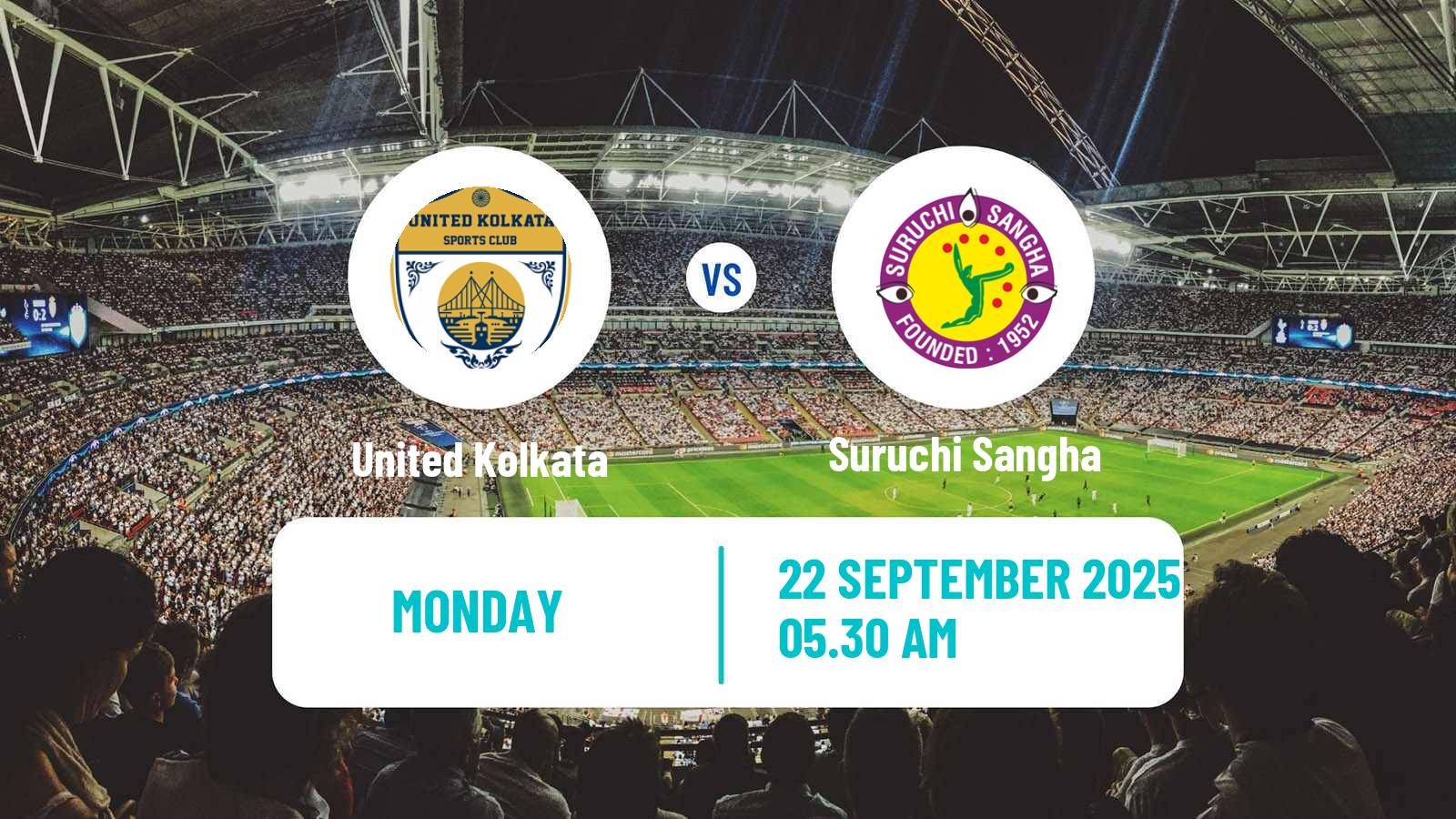 Football Calcutta Premier Division United Kolkata - Suruchi Sangha