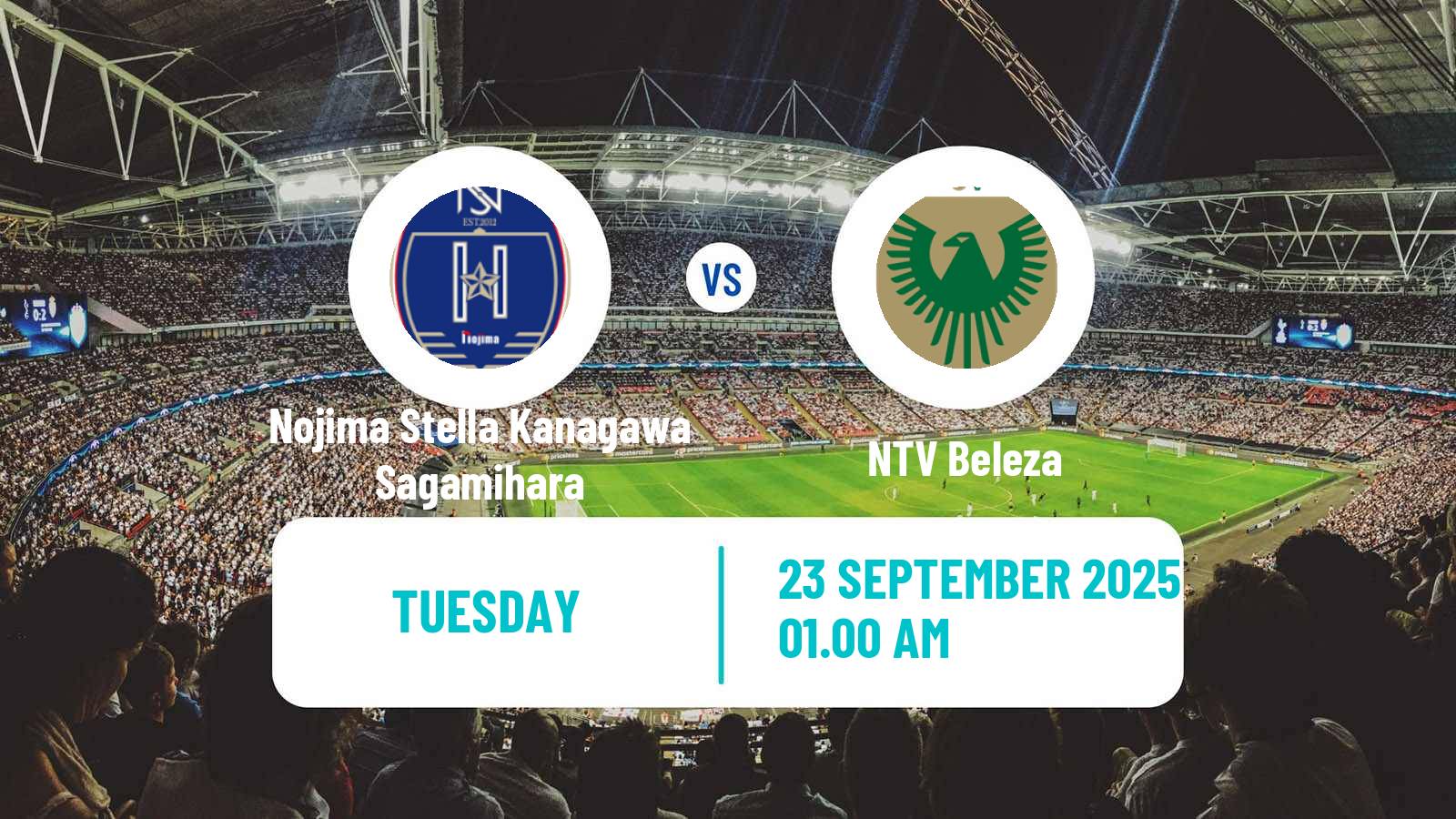 Football Japan WE League Women Nojima Stella Kanagawa Sagamihara - NTV Beleza