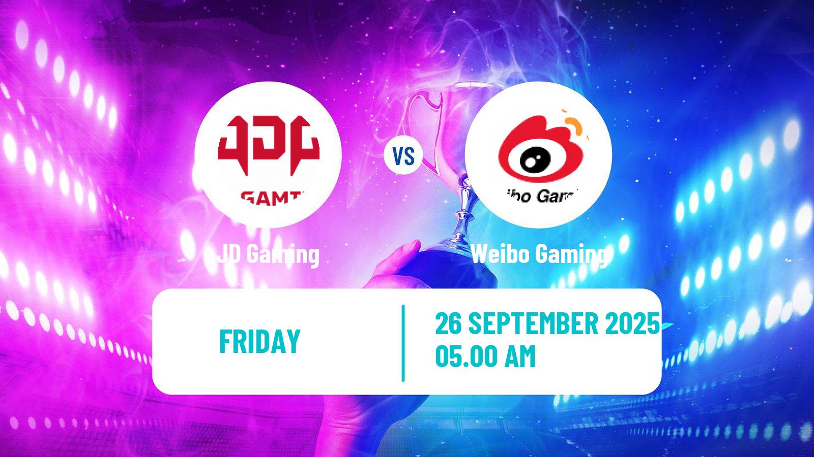 Esports League Of Legends Lpl JD Gaming - Weibo Gaming