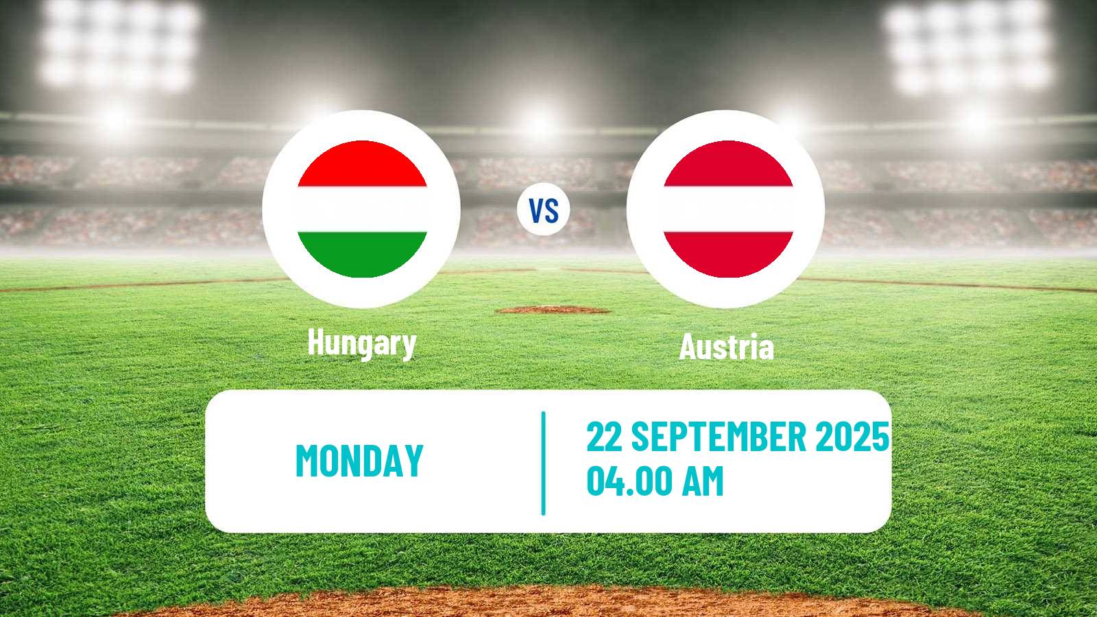 Baseball European Championship Baseball Hungary - Austria