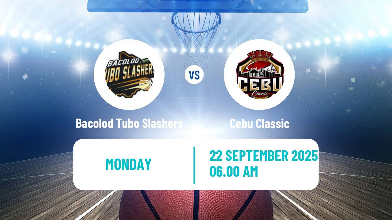 Basketball Philippines MBPL  Bacolod Tubo Slashers - Cebu Classic