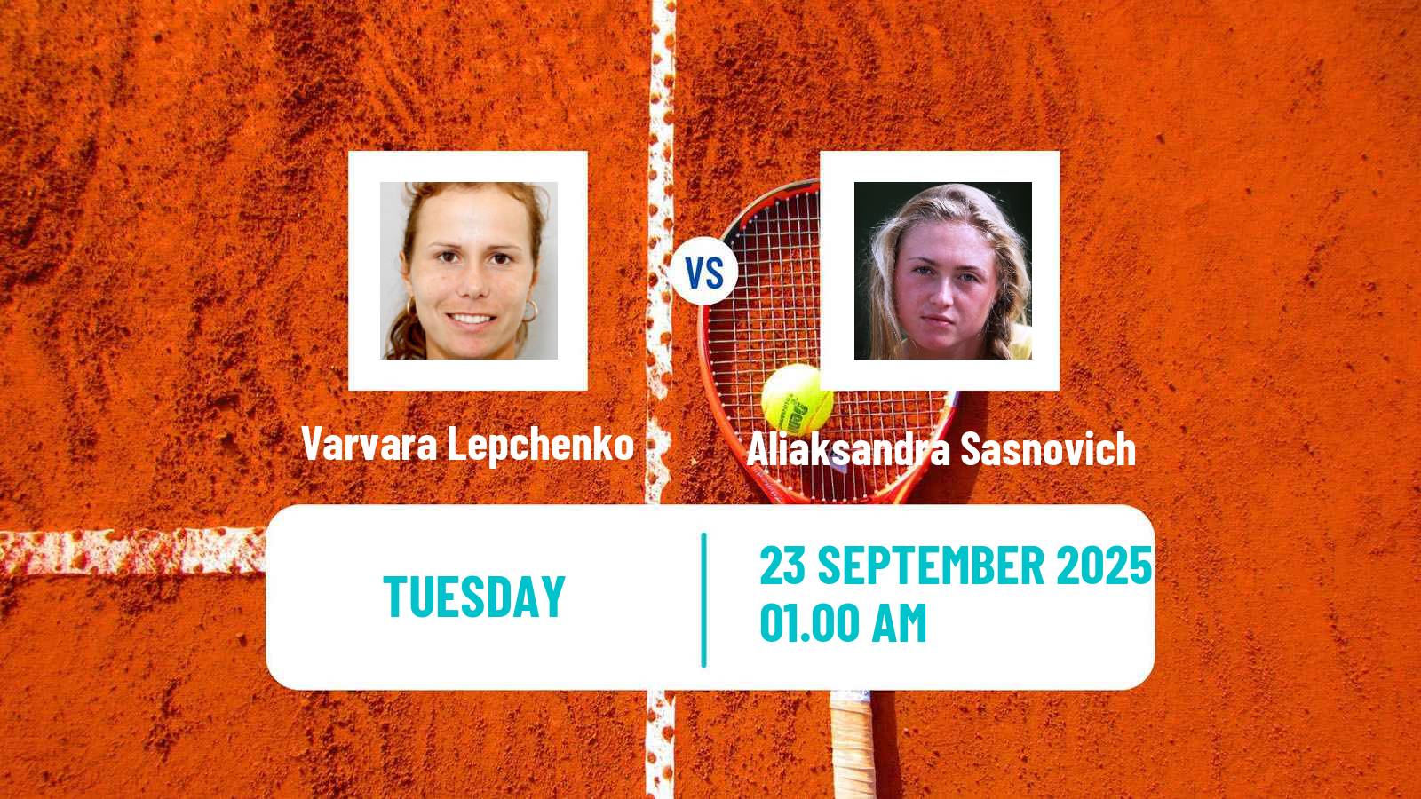 Tennis WTA Beijing Varvara Lepchenko - Aliaksandra Sasnovich