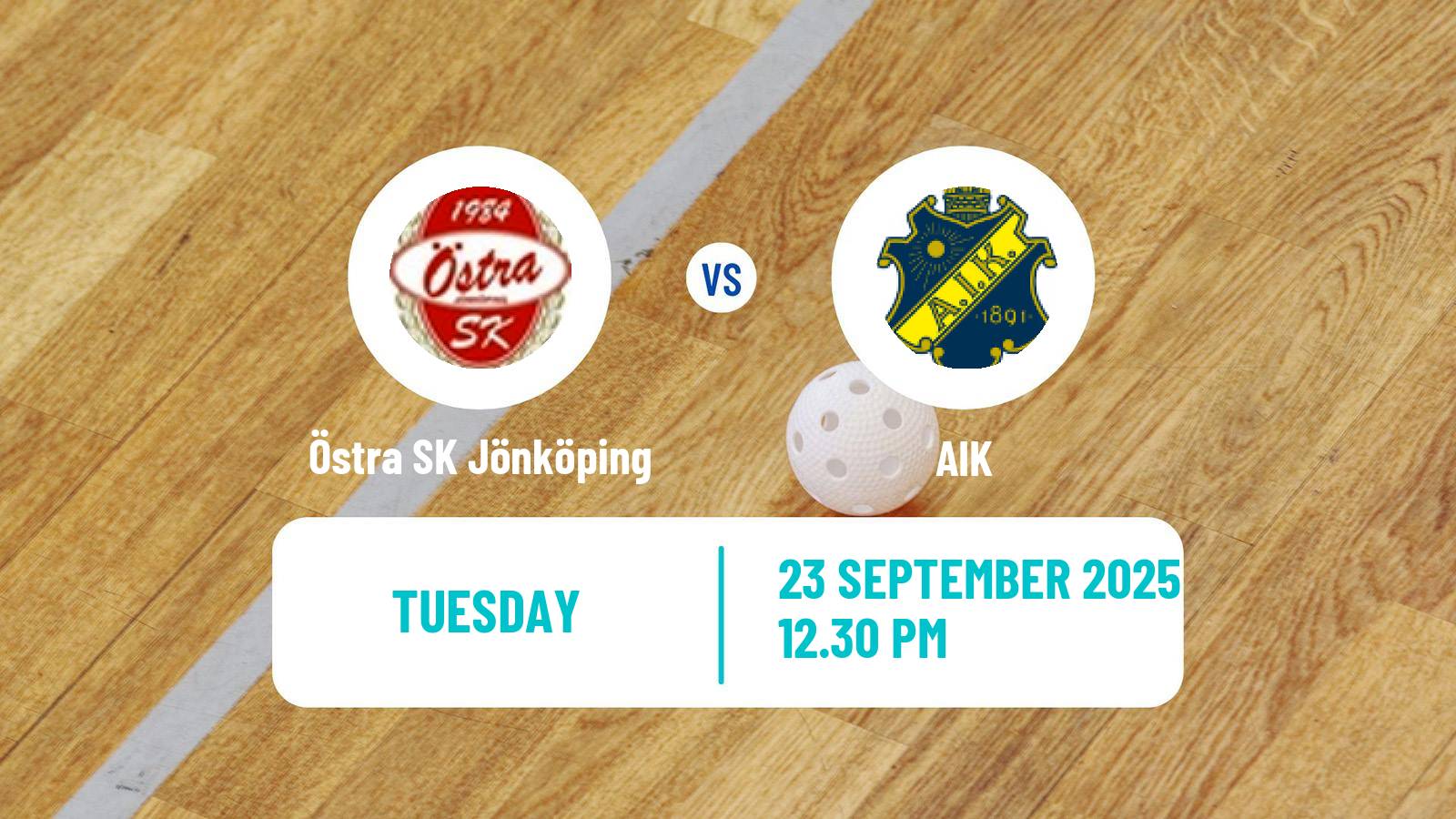 Floorball Swedish Superligan Floorball Östra SK Jönköping - AIK
