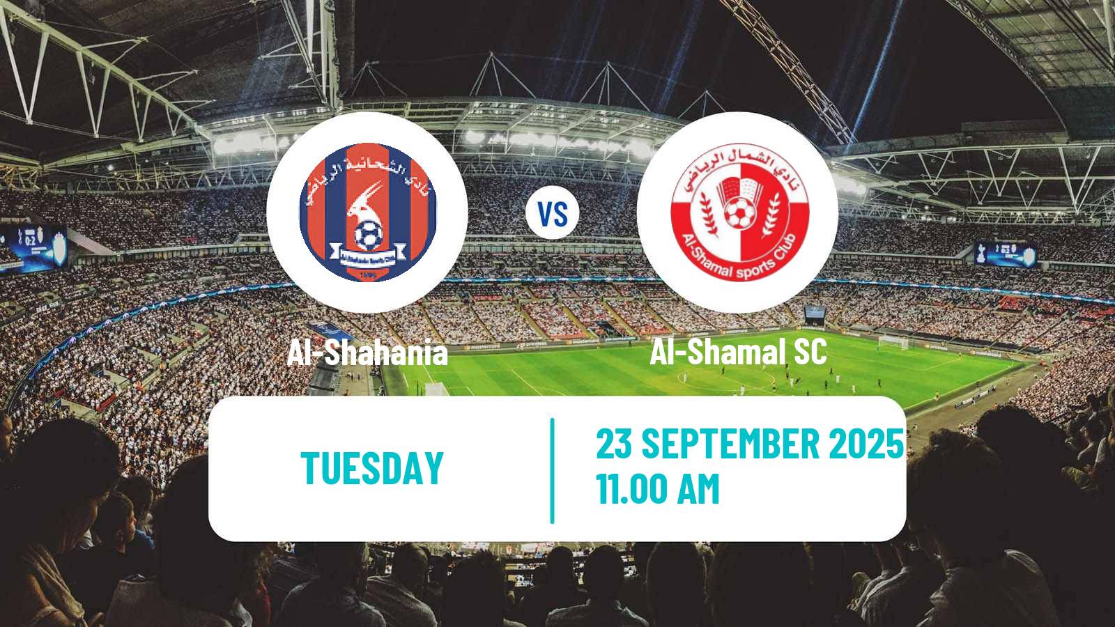 Football Qatar QSL Cup Al-Shahania - Al-Shamal