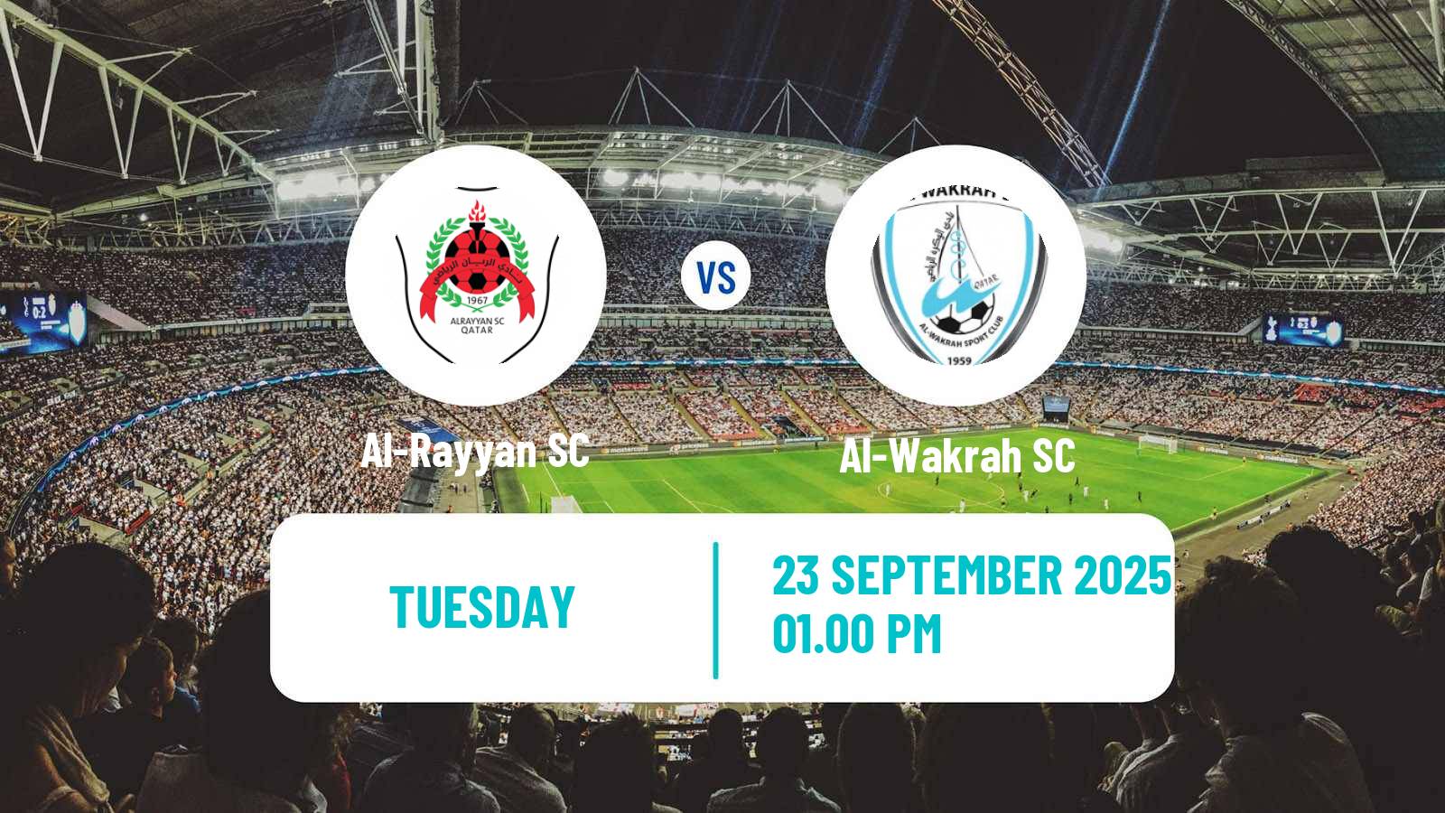 Football Qatar QSL Cup Al-Rayyan - Al-Wakrah