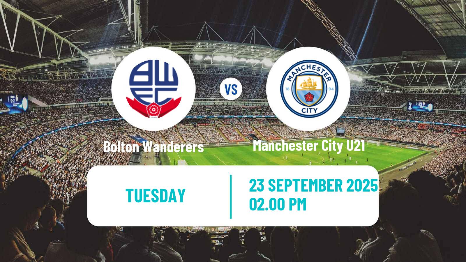 Football English EFL Trophy Bolton Wanderers - Manchester City U21
