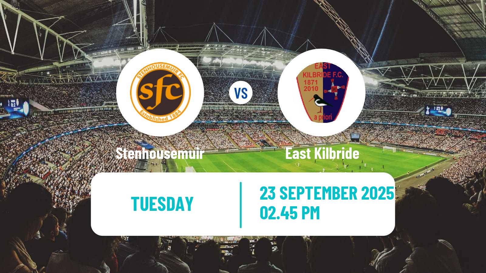 Football Scottish Challenge Cup Stenhousemuir - East Kilbride